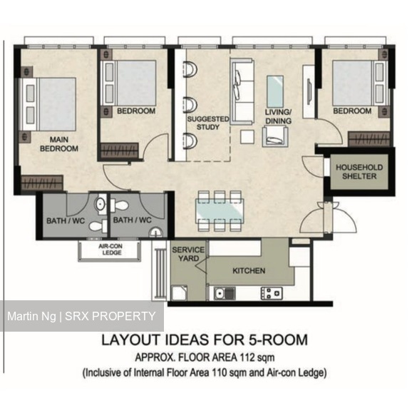 Blk 443C West Ridges @ Bukit Batok (Bukit Batok), HDB 5 Rooms #515451451